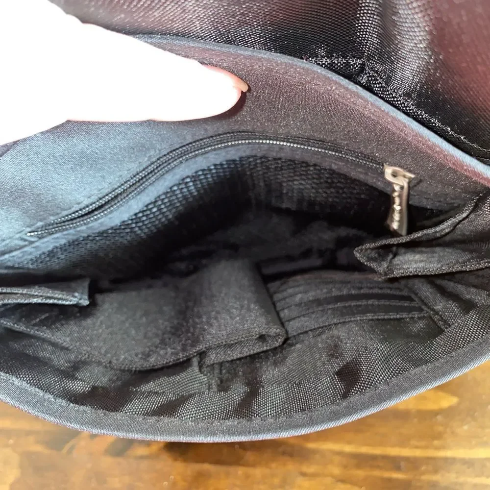Travelon Anti-Theft Black Crossbody Shoulder Bag